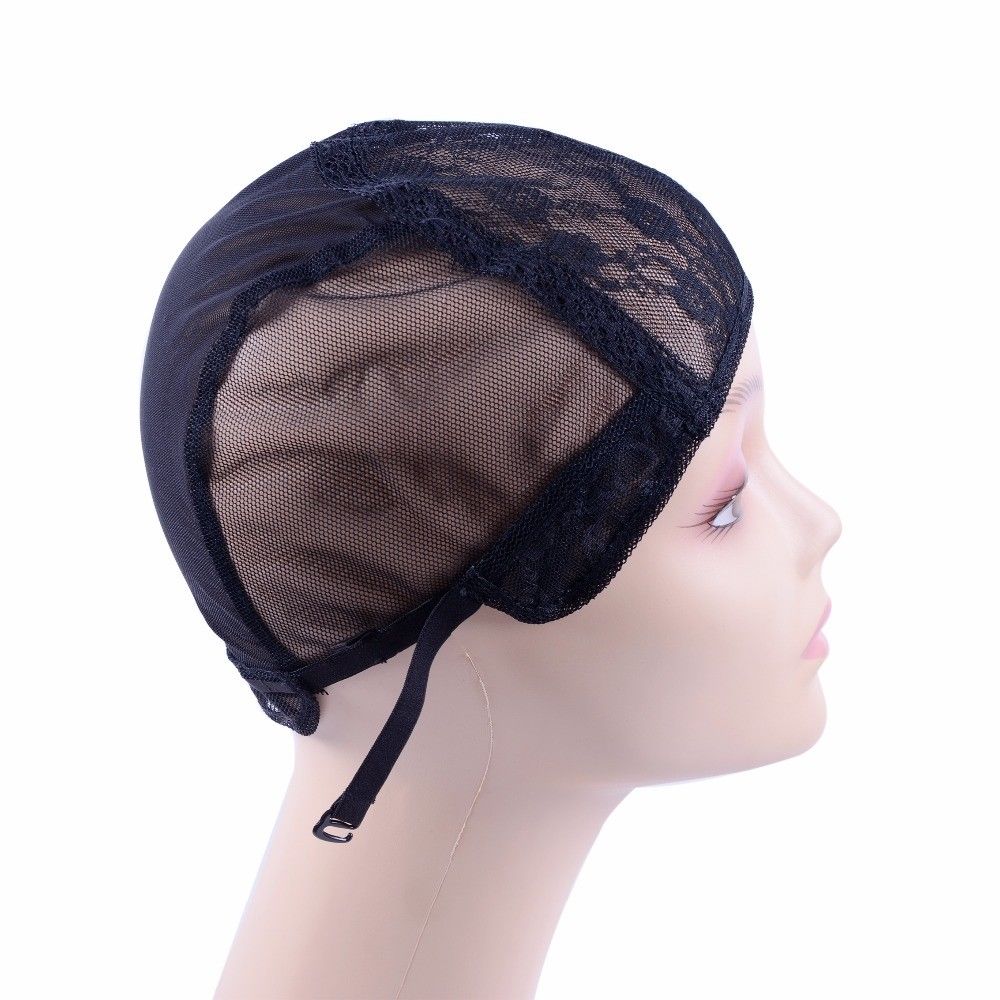 wig cap with straps