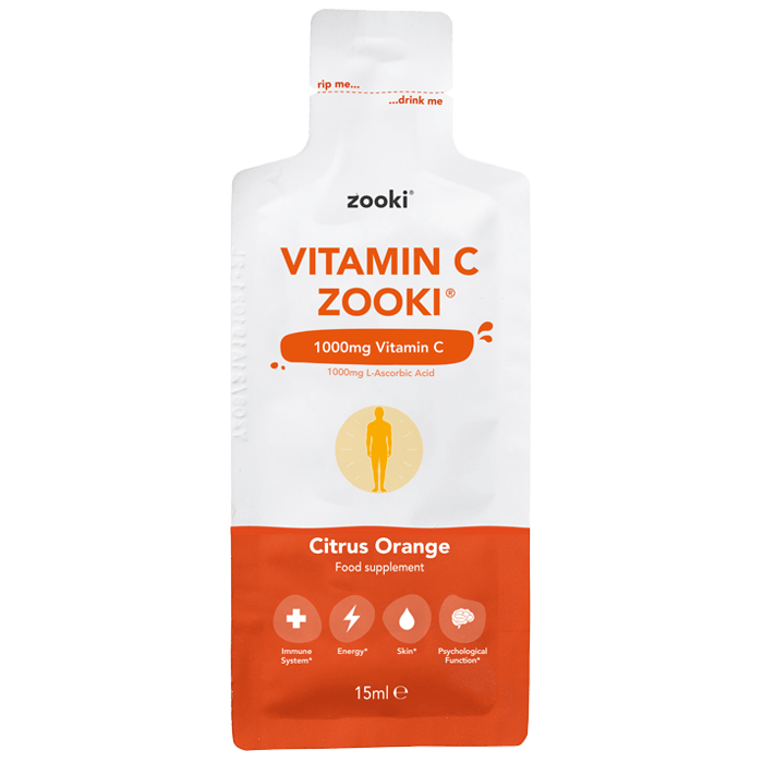 Vitamin C Zooki® Vitamin C Sachets For Immunity, Energy,