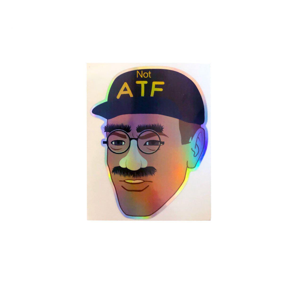 ATF Guy NOT ATF Guy Lenticular Meme Sticker National Gun Trusts