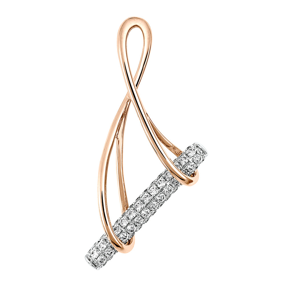 Diamond Fashion Bar Pendant