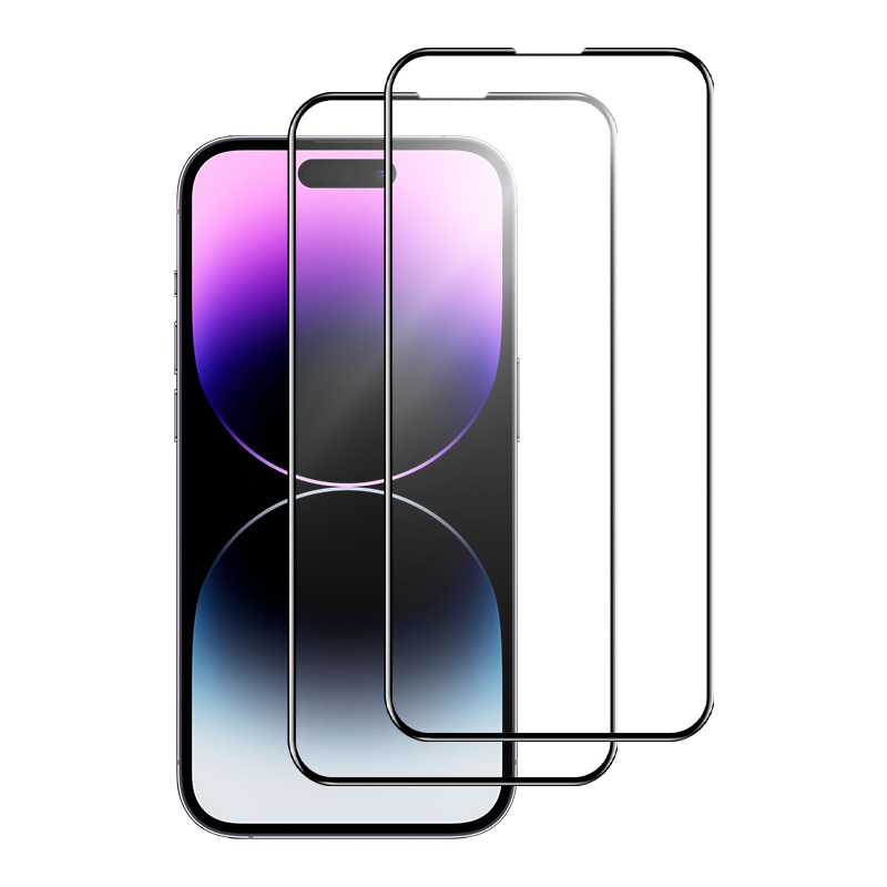 iPhone 15 Pro 2.5D Tempered Glass Screen Protector - Clear