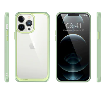 iPhone 13 Pro UB Style Slim Clear Case - Mint Green