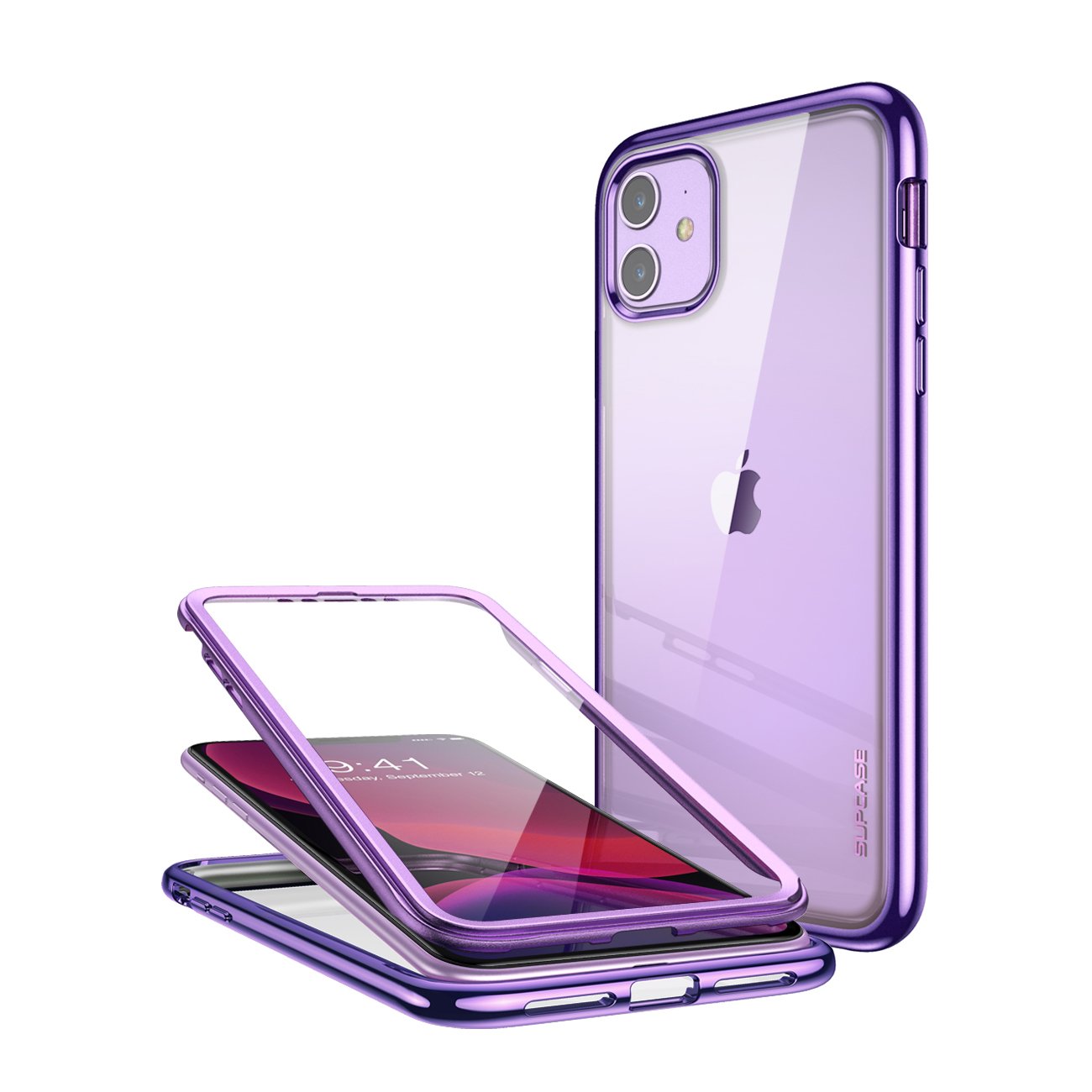 Unicorn Beetle Electro Slim Clear Case-Purple | SUPCASE