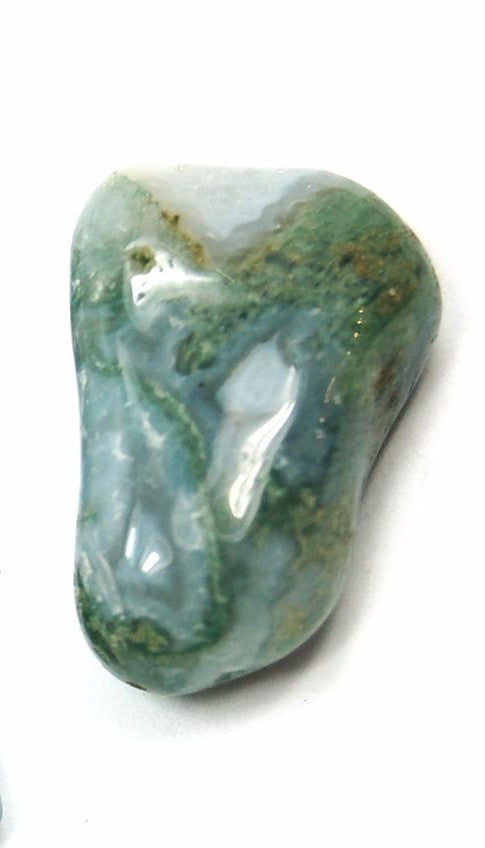 tumbled moss agate