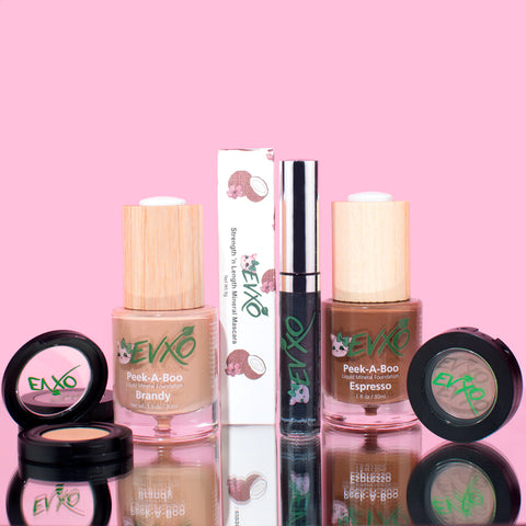 EVXO Cosmetics Organic Best Sellers vegan makeup 