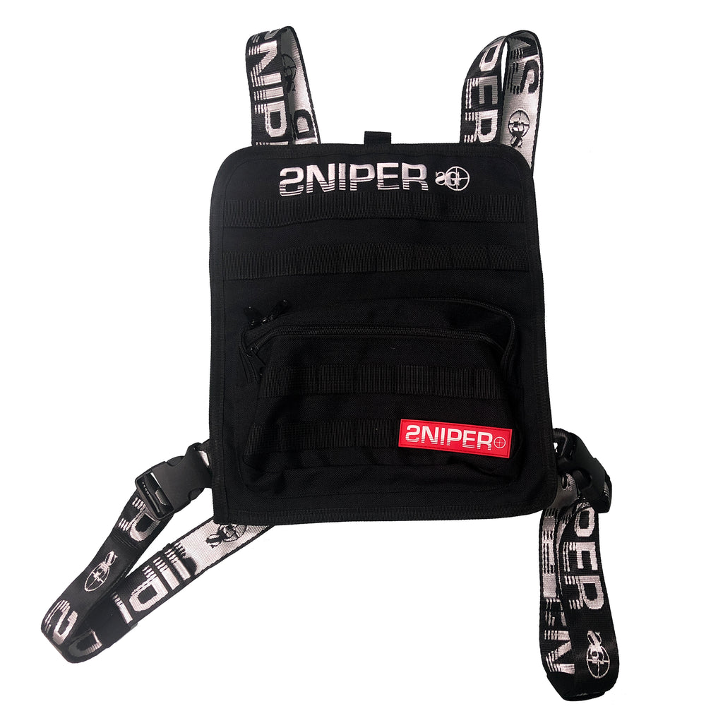 Tactical Vest Black Sniper Gang Apparel - black bulletproof vest roblox