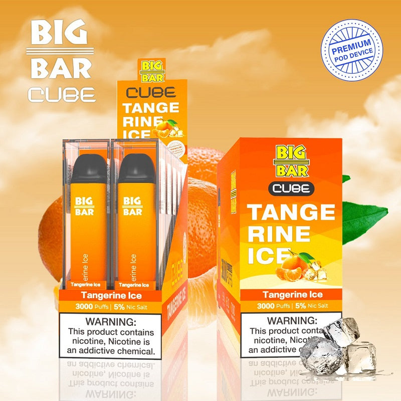 Big Bar Cube | 3000 Puffs | 8ML | 5% Nicotine | $13.77