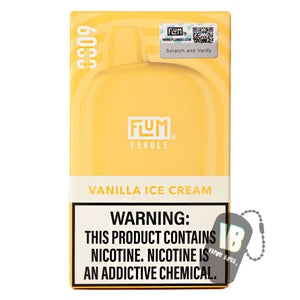 Flum Pebble Vanilla Ice Cream