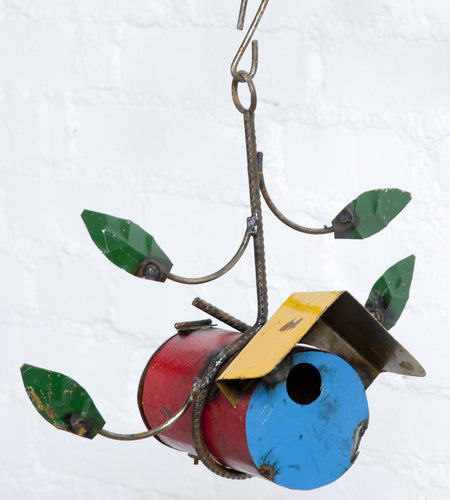 Tunnel Bird House with Vines & Roof