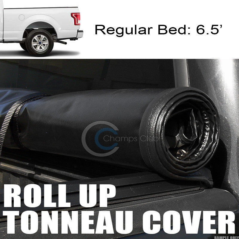 Roll Up Soft Tonneau Cover 15 17 Ford F150 Regular Super Supercrew 6 5 Jlconcepts