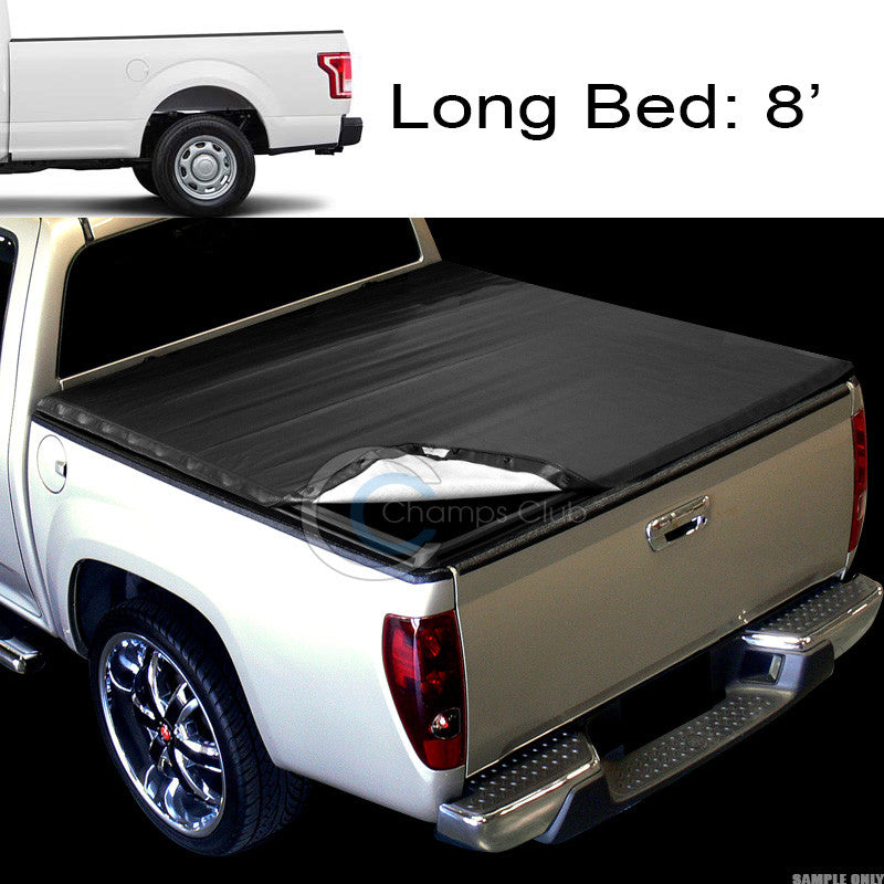 Snap On Vinyl Tonneau Cover 15 17 Ford F150 Regular Super Cab 8 Ft 96 Jlconcepts