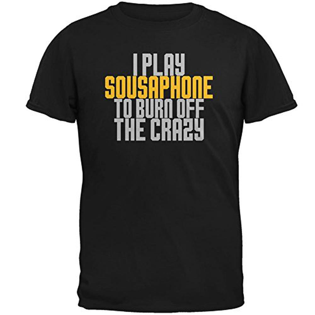 Play Sousaphone Burn Crazy Mens T Shirt - OldGlory.com