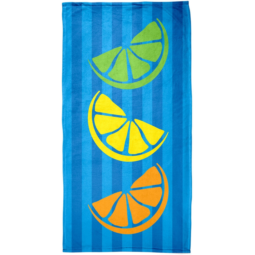 Citrus Lemon Lime Summer Orange All Over Beach Towel – Old Glory
