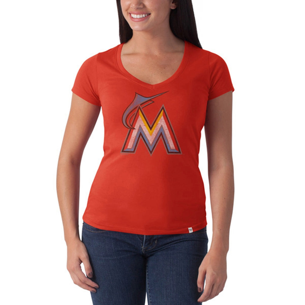 orange miami marlins shirt