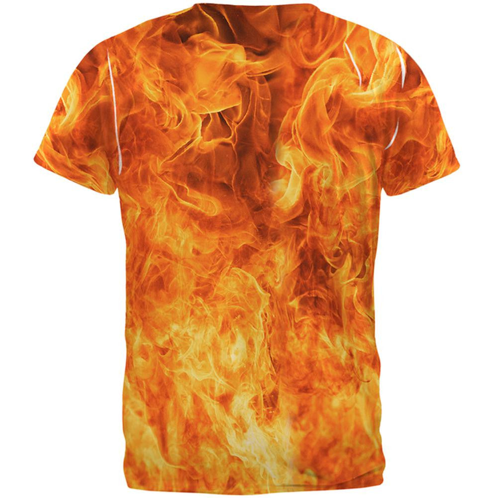 Flames All Over Adult T-Shirt – OldGlory.com