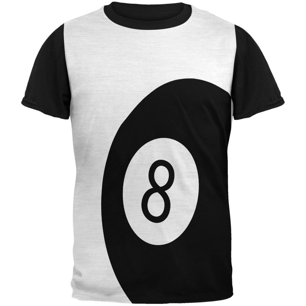 8 Ball Adult Black Back T-Shirt – Old Glory