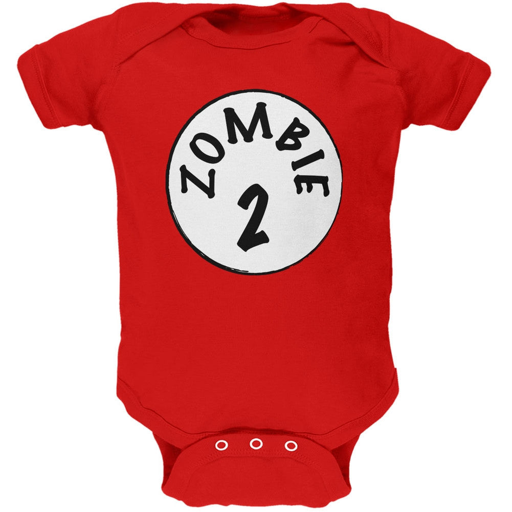 Halloween Zombie 2 Two Costume Red Soft Baby One Piece – Old Glory