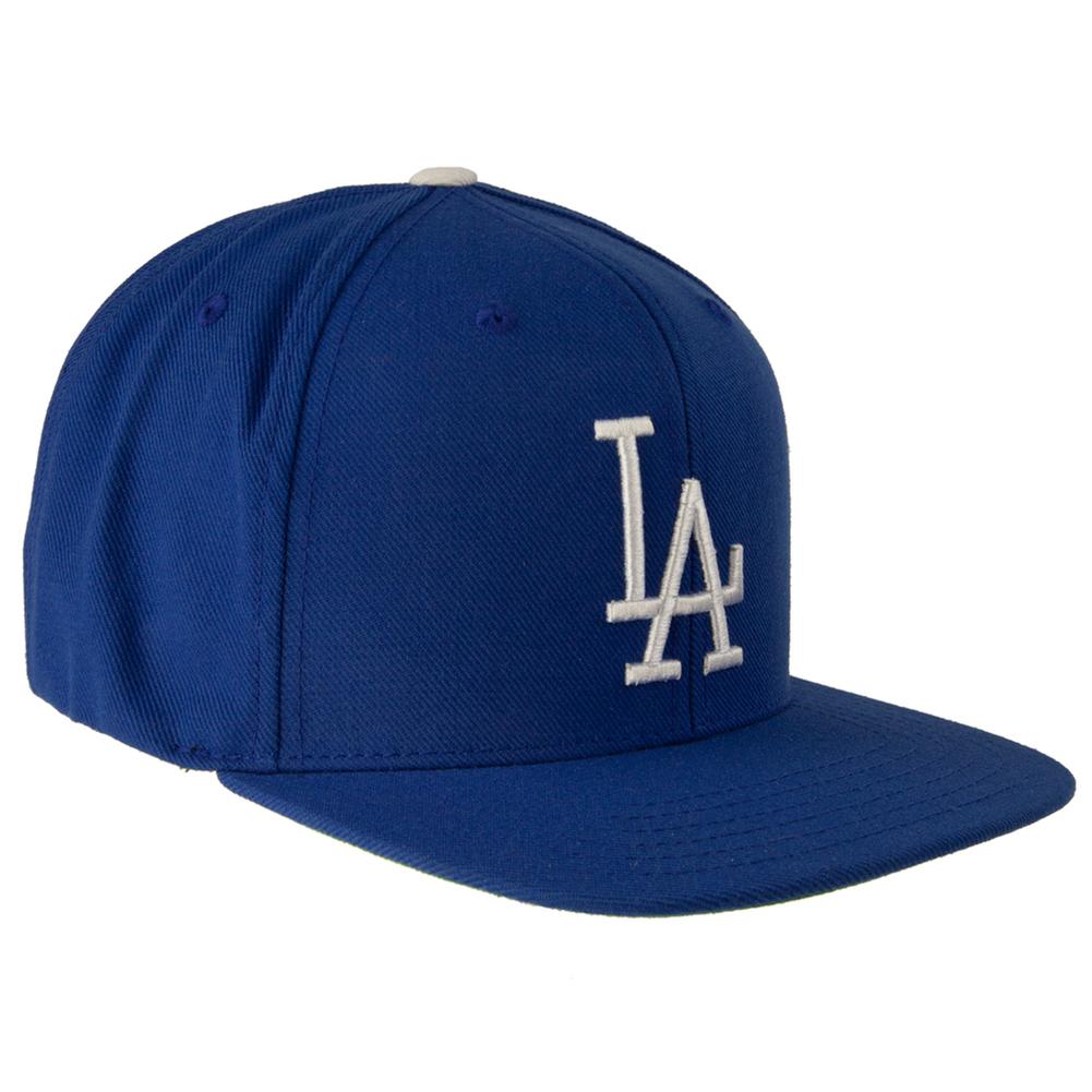 Los Angeles Dodgers - 1958 Logo MLB 400 Adult Flat Brim Snapback Cap ...