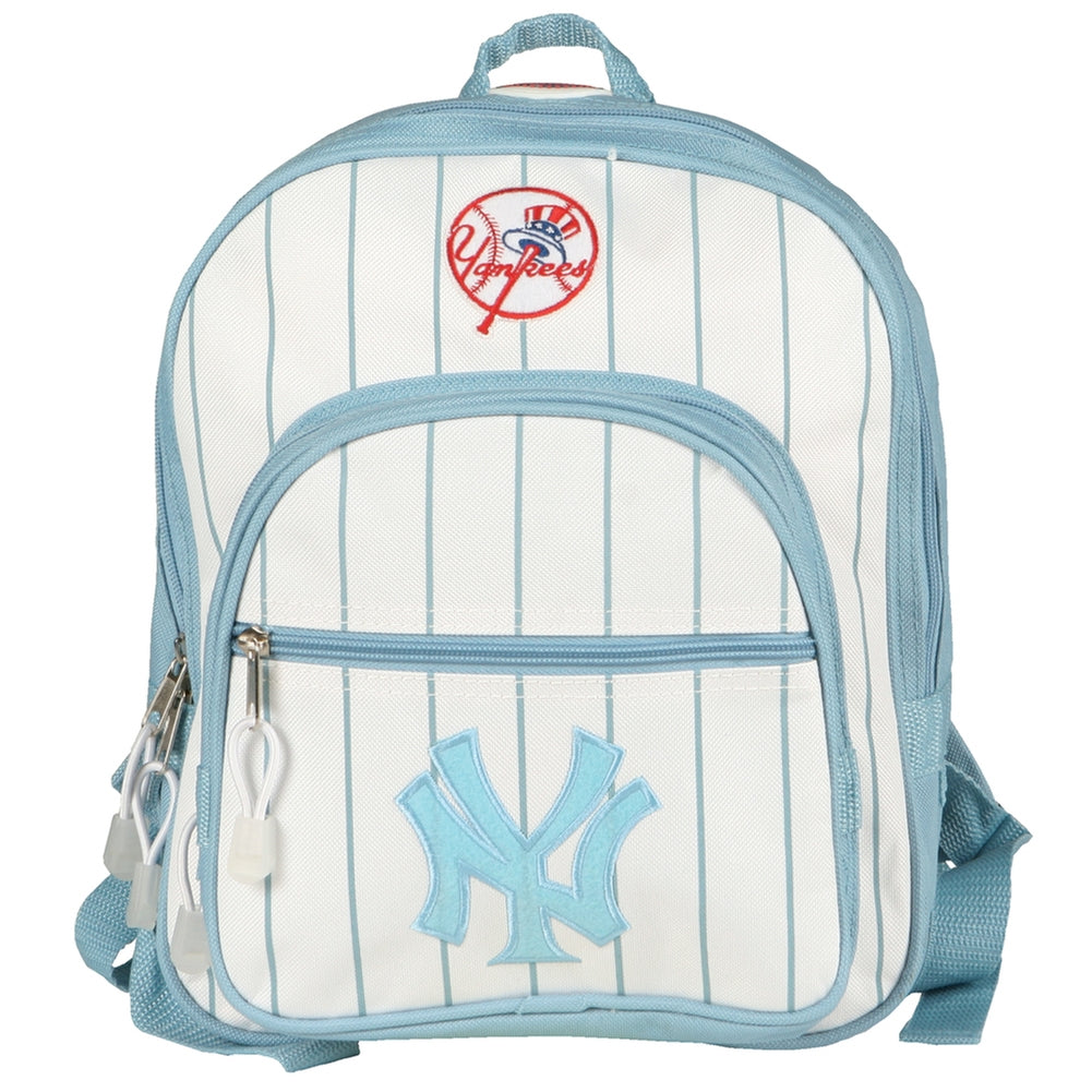 baby blue mini backpack