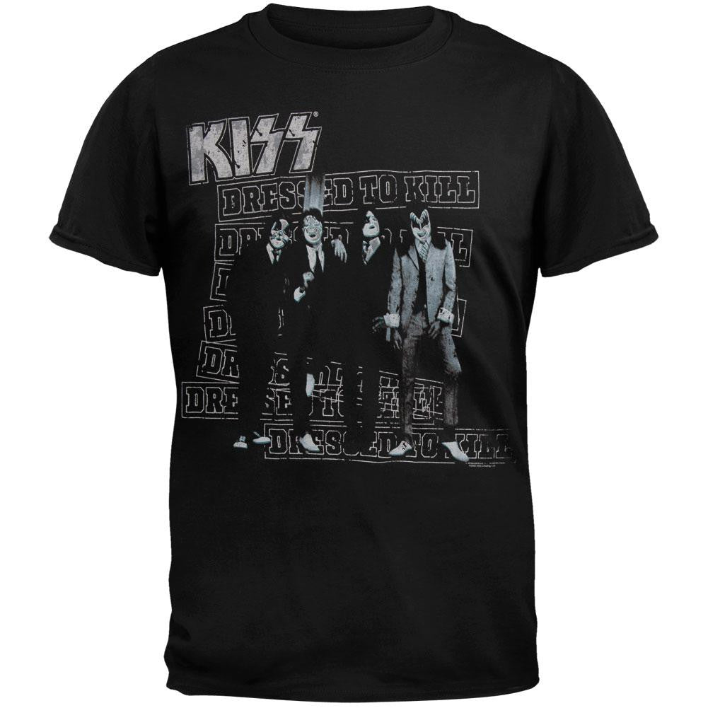 Kiss - Dressed To Kill Black T-Shirt – Old Glory