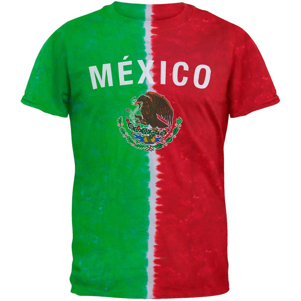Mexican Flag Tie Dye TShirt Old Glory