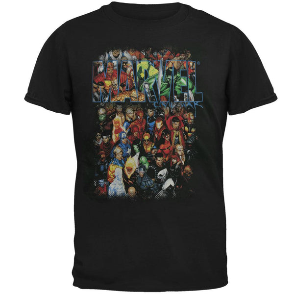 Marvel Heroes - Group Shot T-Shirt – OldGlory.com