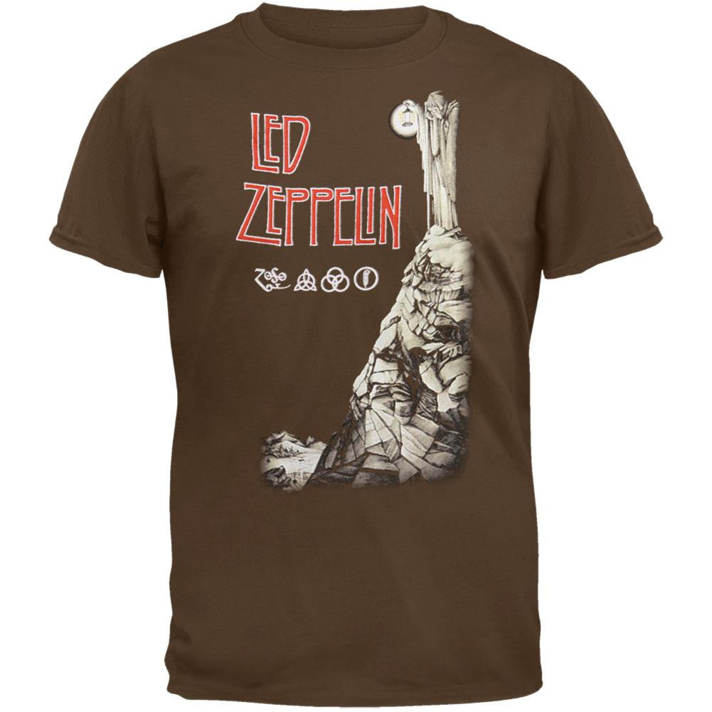 Led Zeppelin Stairway To Heaven Brown T Shirt Oldglory Com