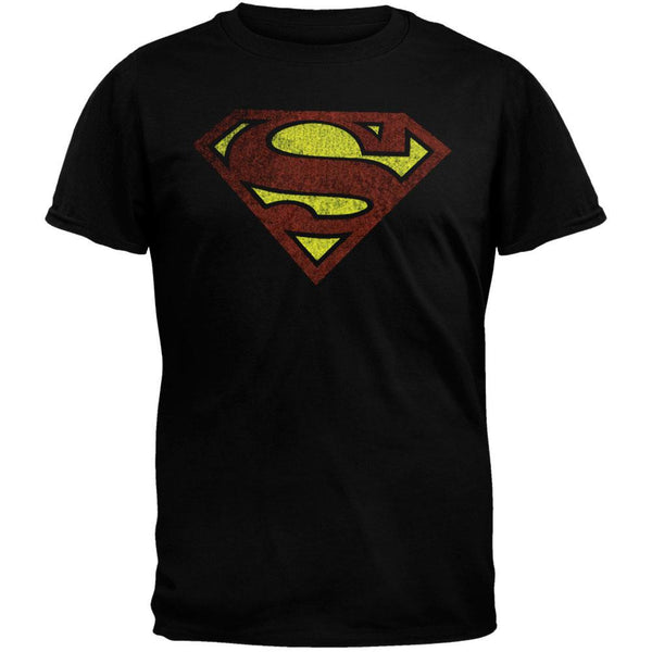 Superman - Distressed Logo T-Shirt – OldGlory.com