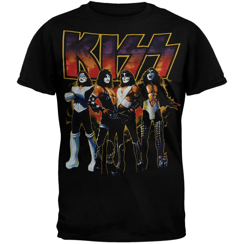 T-Shirt Love Kiss Black - Gun