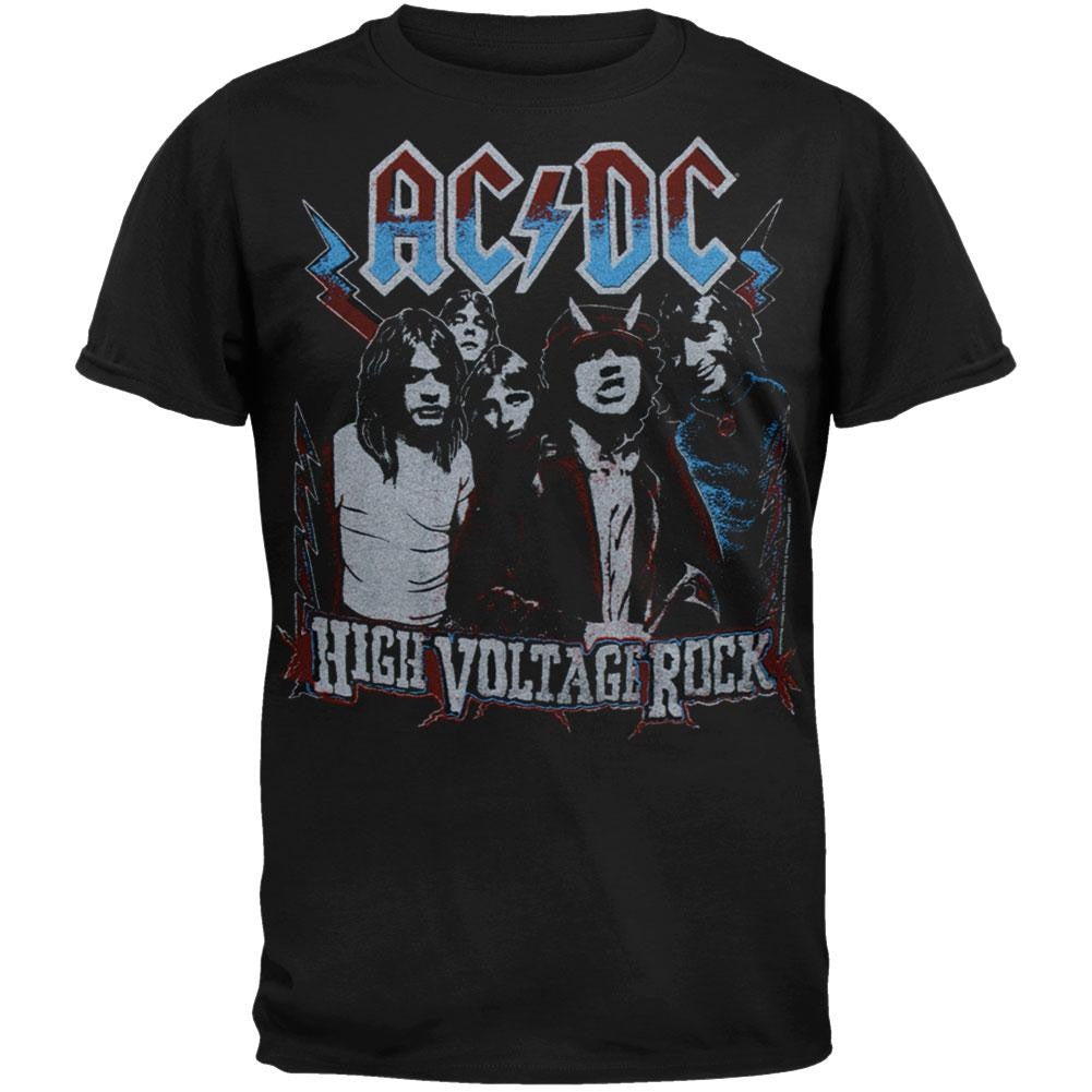 Acdc Highway To Hell Soft Black T Shirt Old Glory 
