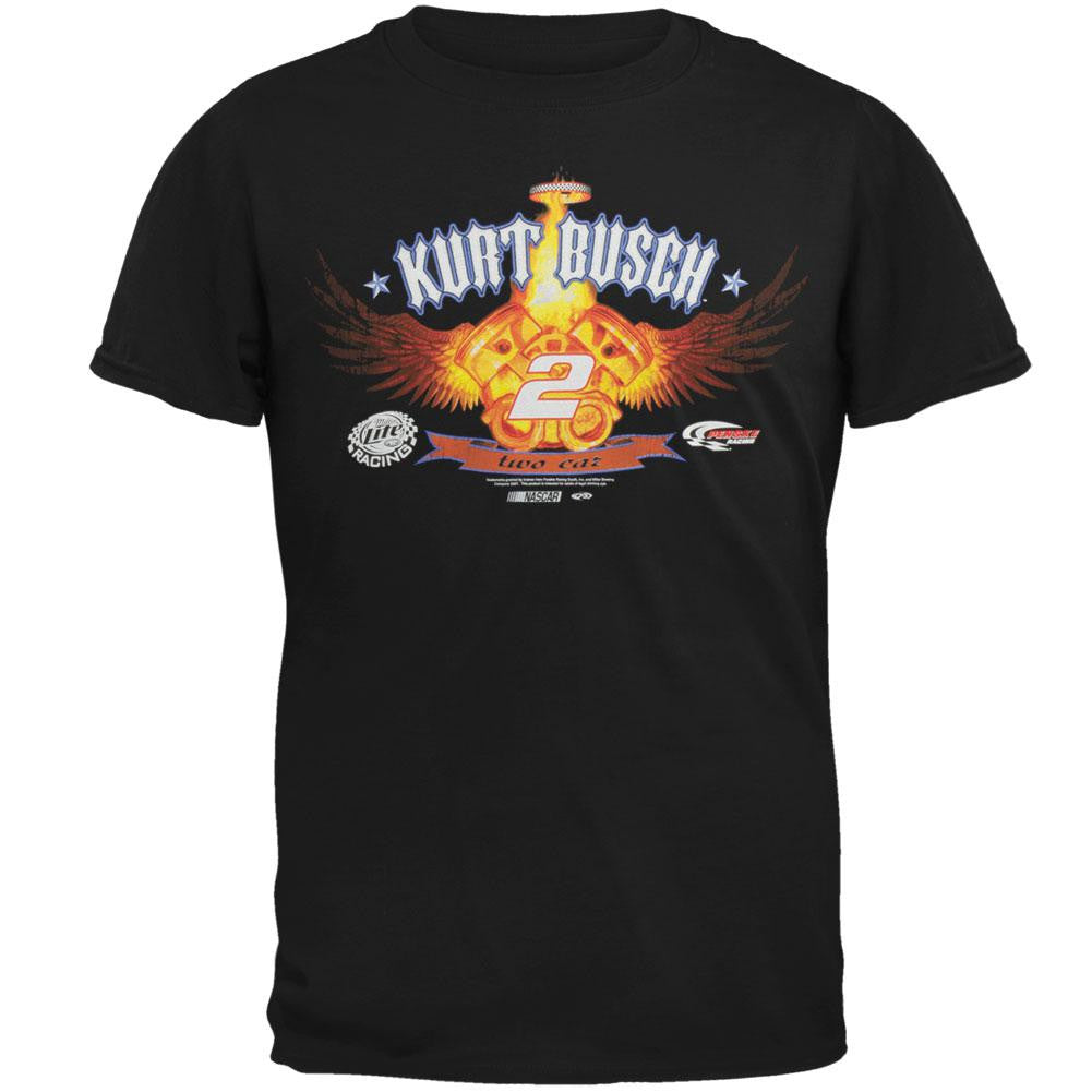 Nascar - Kurt Busch Flame Engines T-Shirt – Old Glory