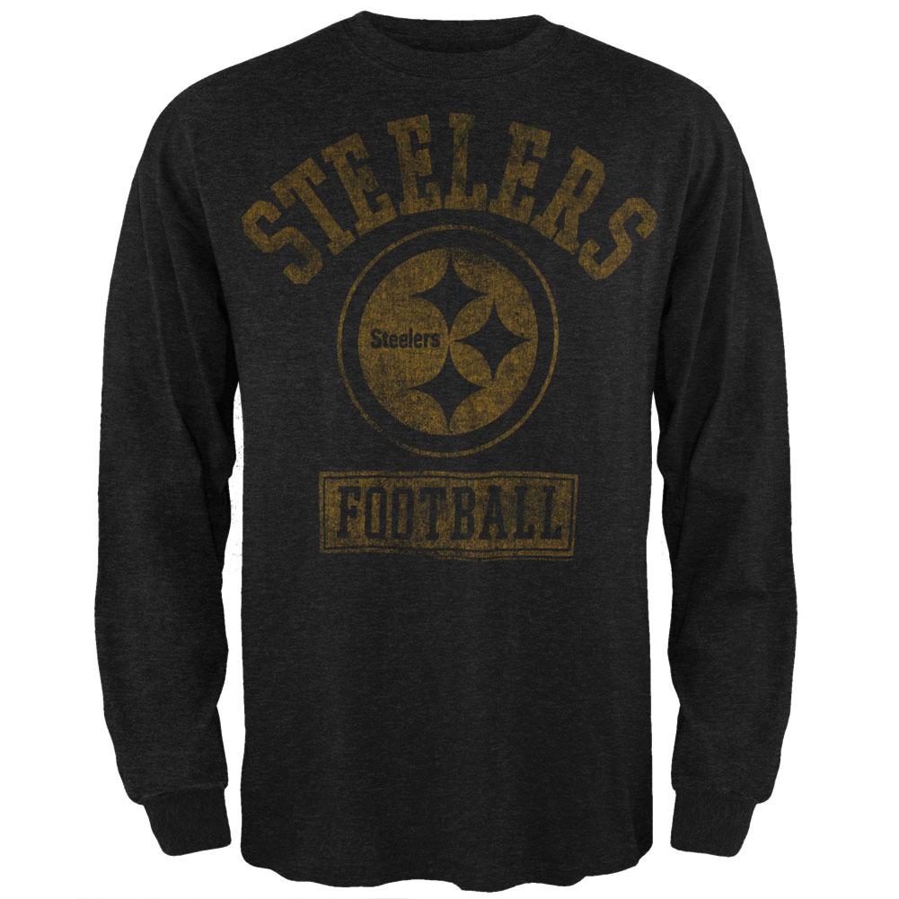 Pittsburgh Steelers - Vintage Logo Long Sleeve T-Shirt 