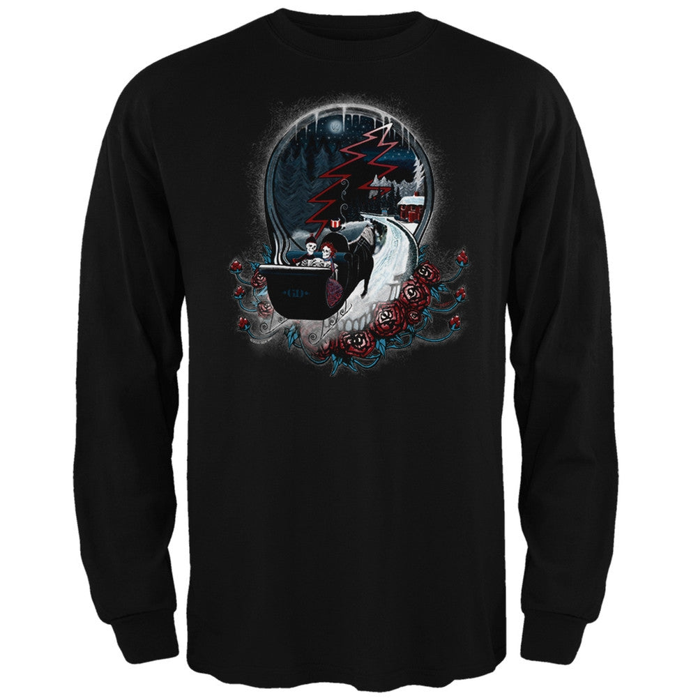 Grateful Dead - Winter Sleigh Black Long Sleeve T-Shirt – Old Glory