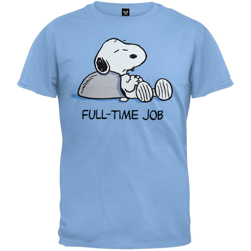 Peanuts Full Time Job T Shirt Old Glory