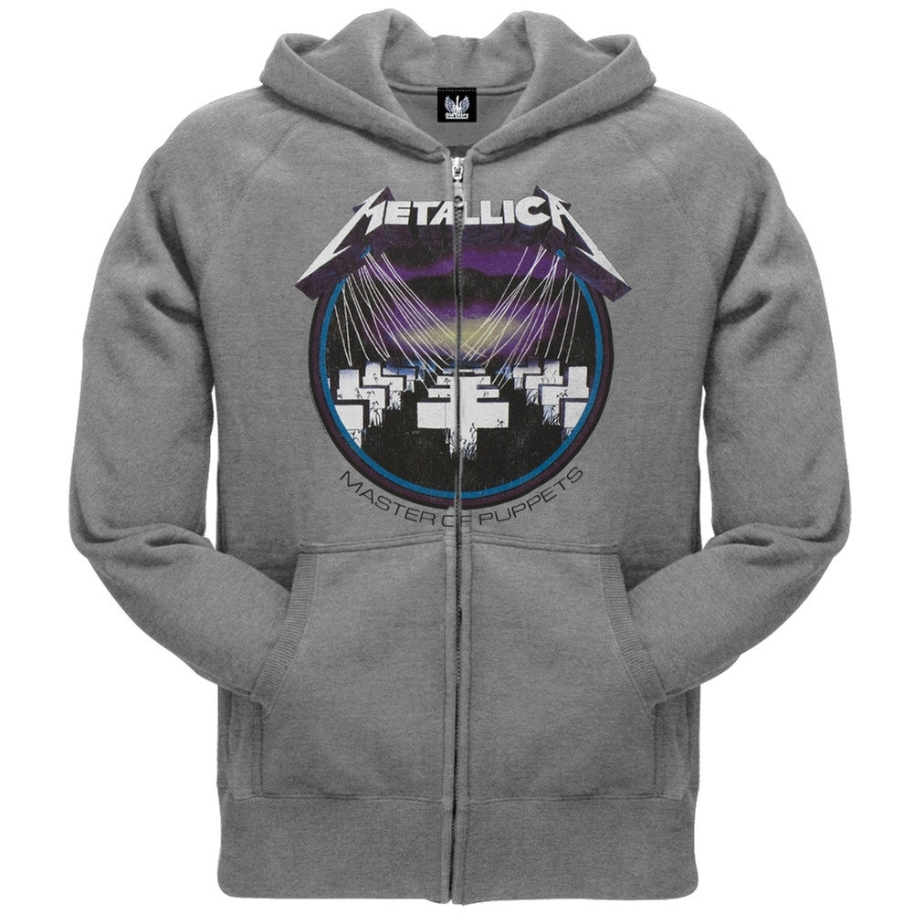 metallica master of puppets zip hoodie