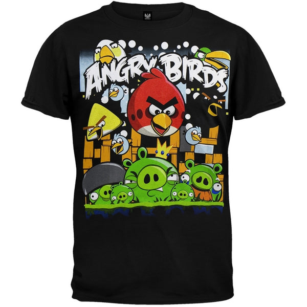 Angry Birds - Happy Birds Juniors T-Shirt – OldGlory.com