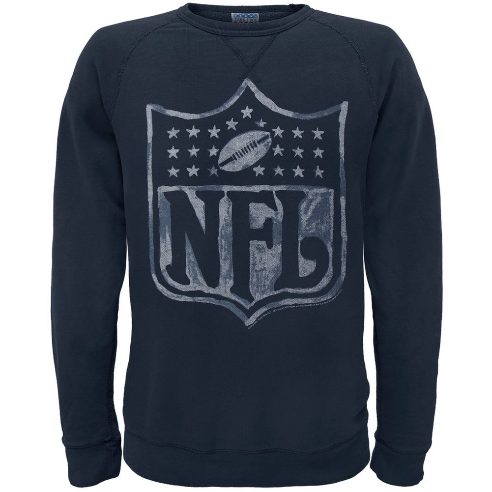 Official New Era NFL Logo Heather Grey Crew Neck Sweatshirt A1702_I97  A1702_I97 A1702_I97