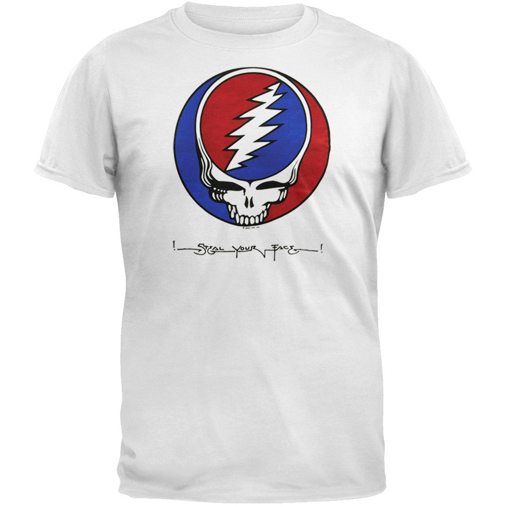 Grateful Dead - White Stealie T-Shirt – Old Glory