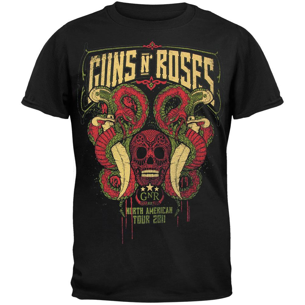 Guns N Roses-Snakes & Skull 2011 Tour Las Vegas T-Shirt – Old Glory