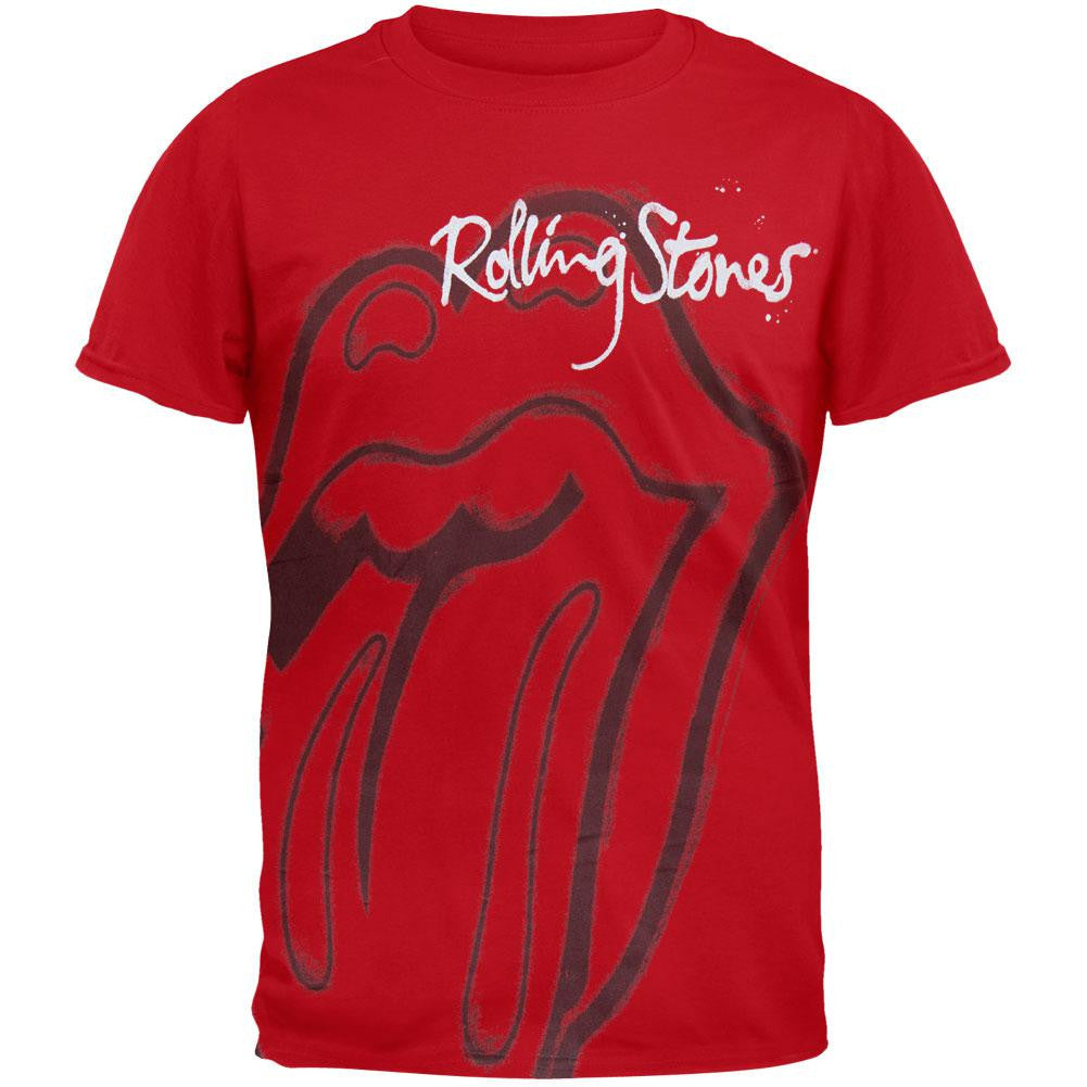 Rolling Stones - Large Spraypaint Tongue T-Shirt – Old Glory