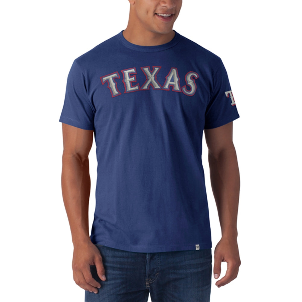 Texas Rangers - Letter Logo Fieldhouse Premium T-Shirt – Old Glory