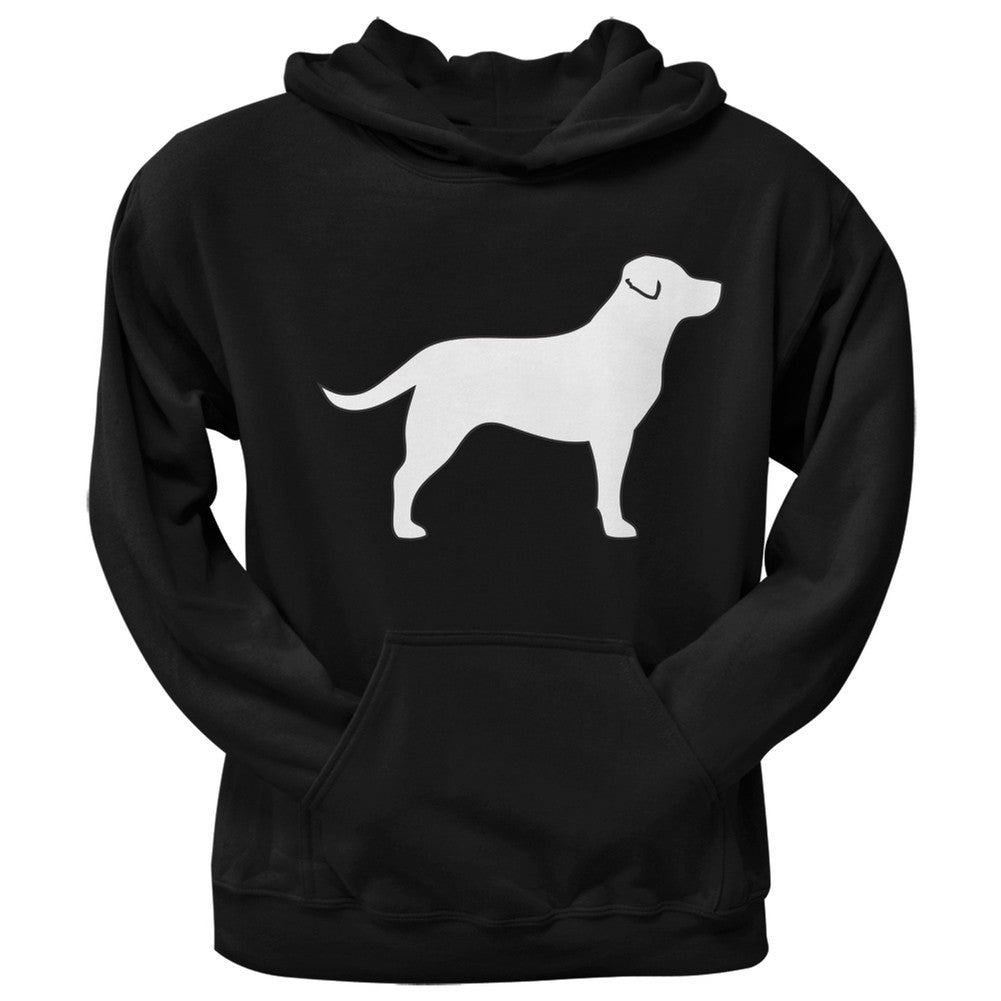 Chocolate Labrador Retriever Silhouette Black Adult Hoodie – Old Glory