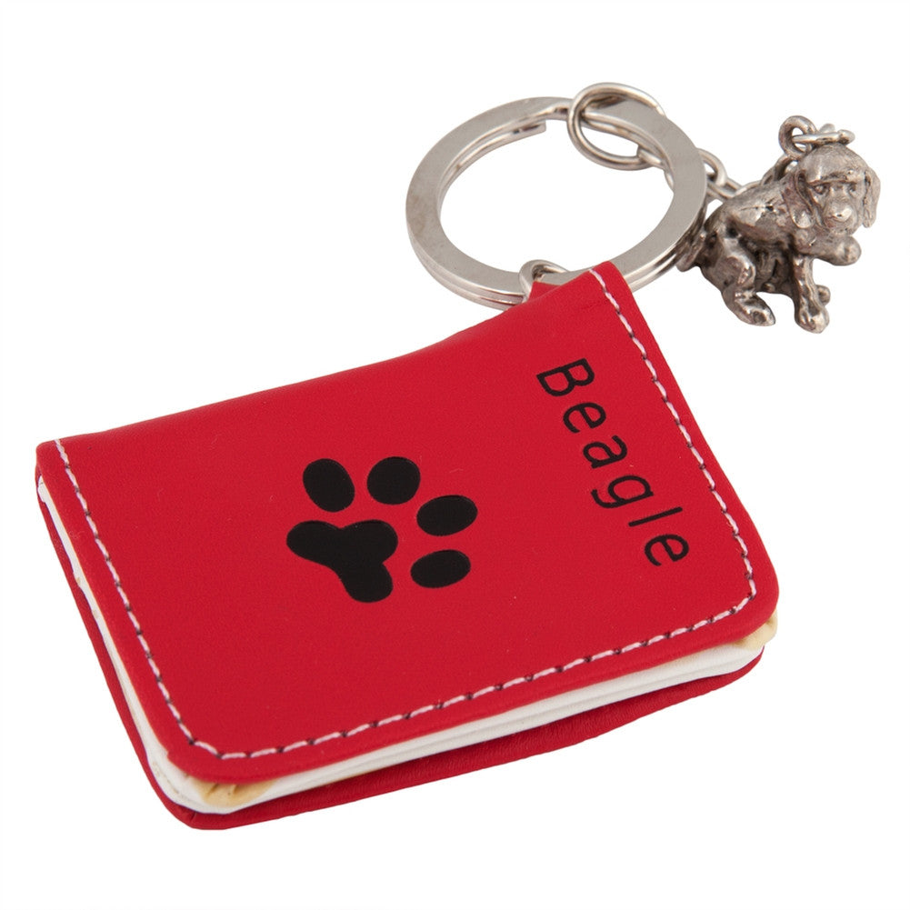 Beagle Photo Wallet Keychain