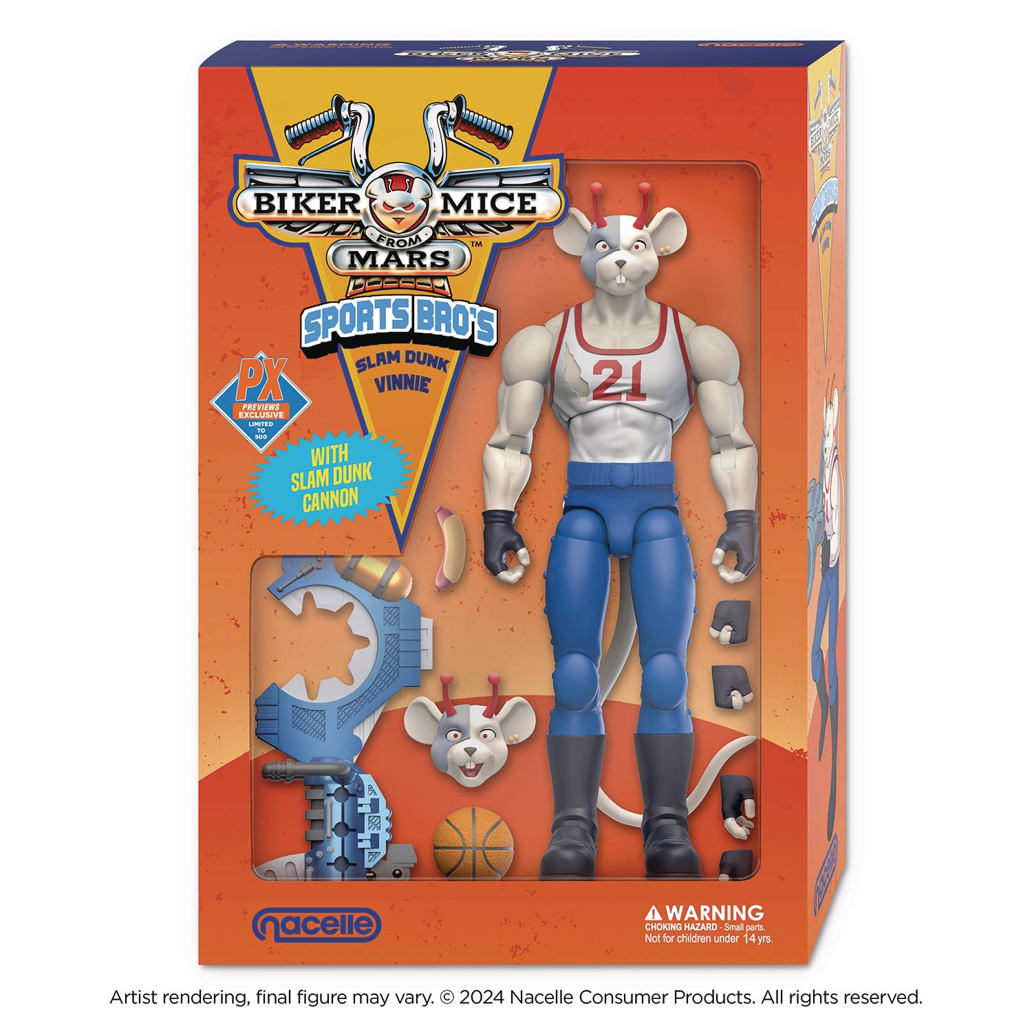 Biker Mice From Mars Sports Bro's: Vinnie - Action Figure - PX Preview Exclusive