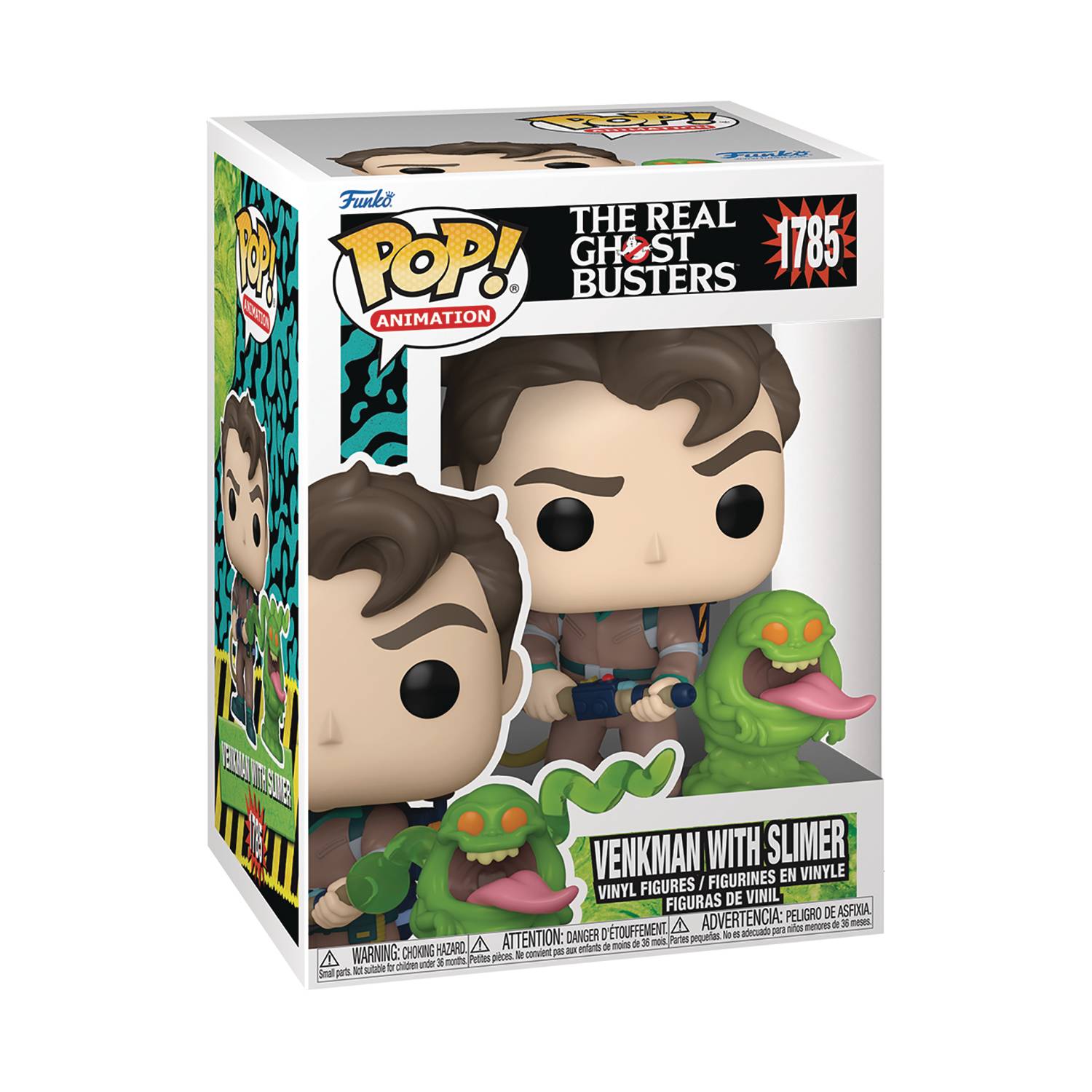 Funko POP! Animation: The Real Ghostbusters - Venkman w/ Slimer #1785