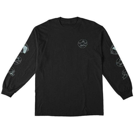 Fucking Awesome Tipping Point Long Sleeve T-Shirt Black — Black