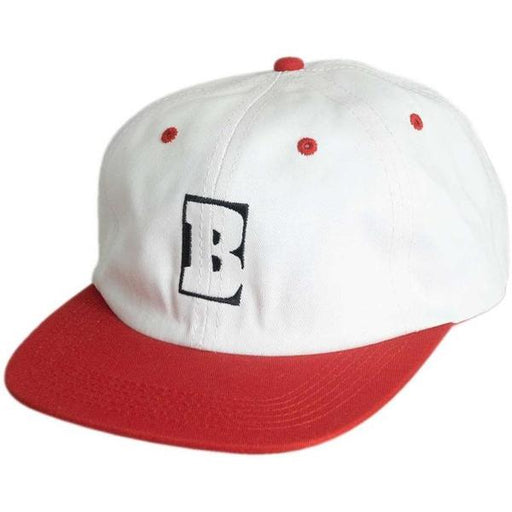 Baker Skateboards Capital B Snapback Hat White - Red-Black Sheep Skate Shop