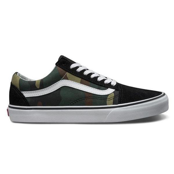 Vans Old Skool Woodland Camo — Black 