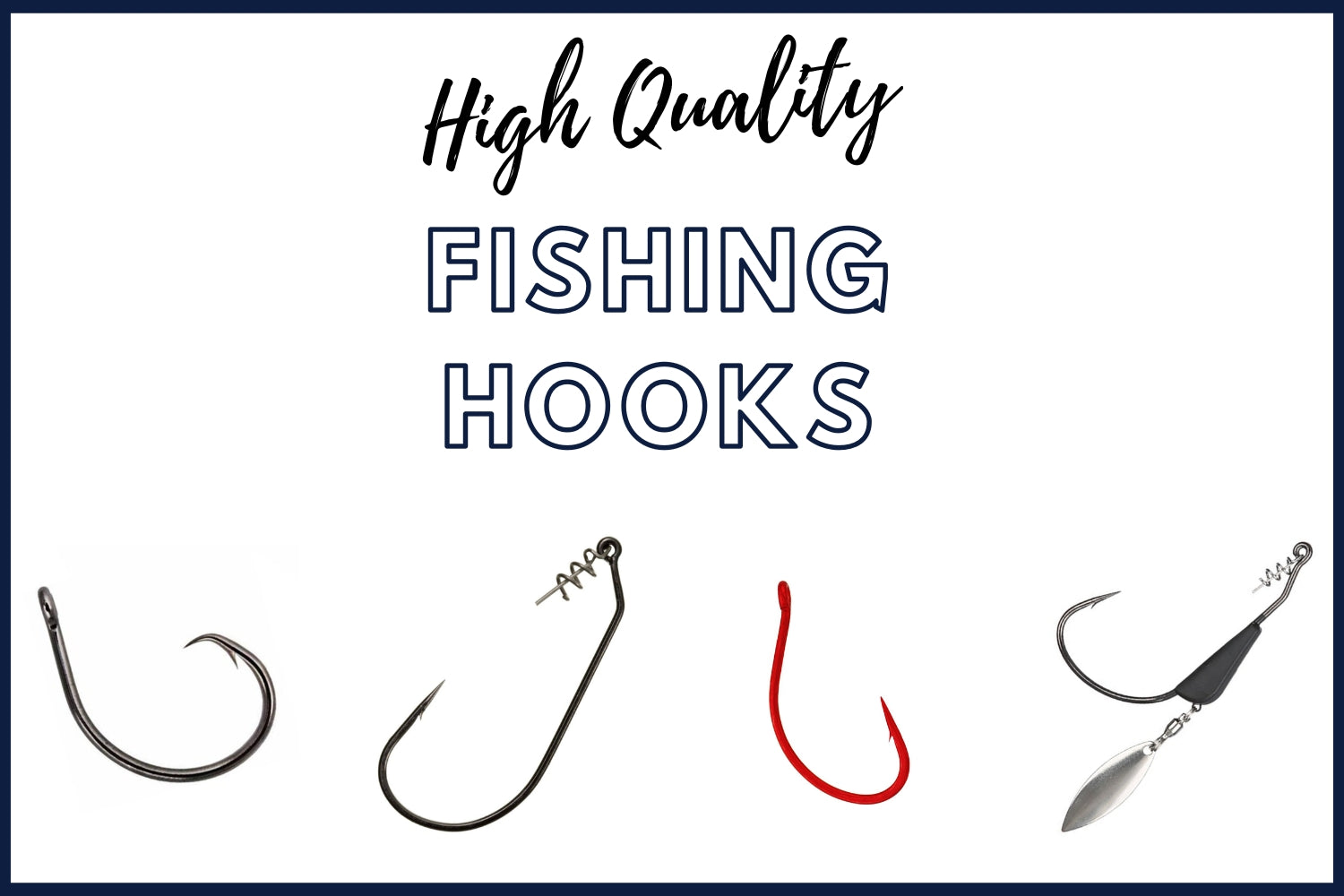 Reaction Tackle Offset EWG Worm Hooks (25-Pack)