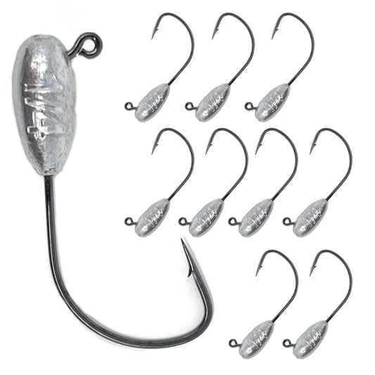  Fishing Jig Head for Bass,12 Packs Tube Jig Head